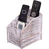Los mejores  - Mando a Distancia rústico de Madera de 3 Ranuras - Soporte de Caddie para Material Multimedia- de Oficina o de…